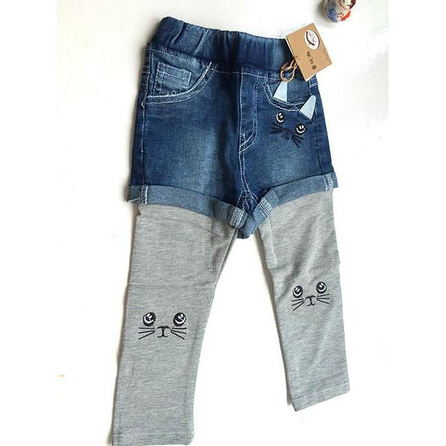 PROMO SALE - JEANS LEGGING ANAK RABBIT CELANA LEGGING ANAK PEREMPUAN IMPORT F001