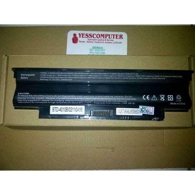 Dell Baterai Dell Inspiron 13R 14R 15R 17R N4010 N4010D N4110 N4050 N5030