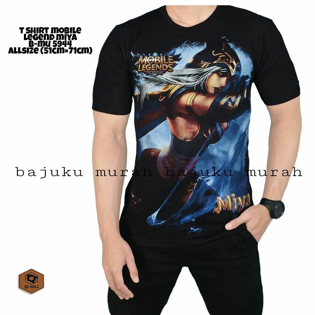 bajuku murah kaos mobile legend miya supreme jagoan jawara sweater kaos pria tangan pendek kaos oblong animasi onepiece kartun black superman lutffy banana kaos distro pisang cowok cewek trendy fashion pria baju kaos terbaru animasi superhero