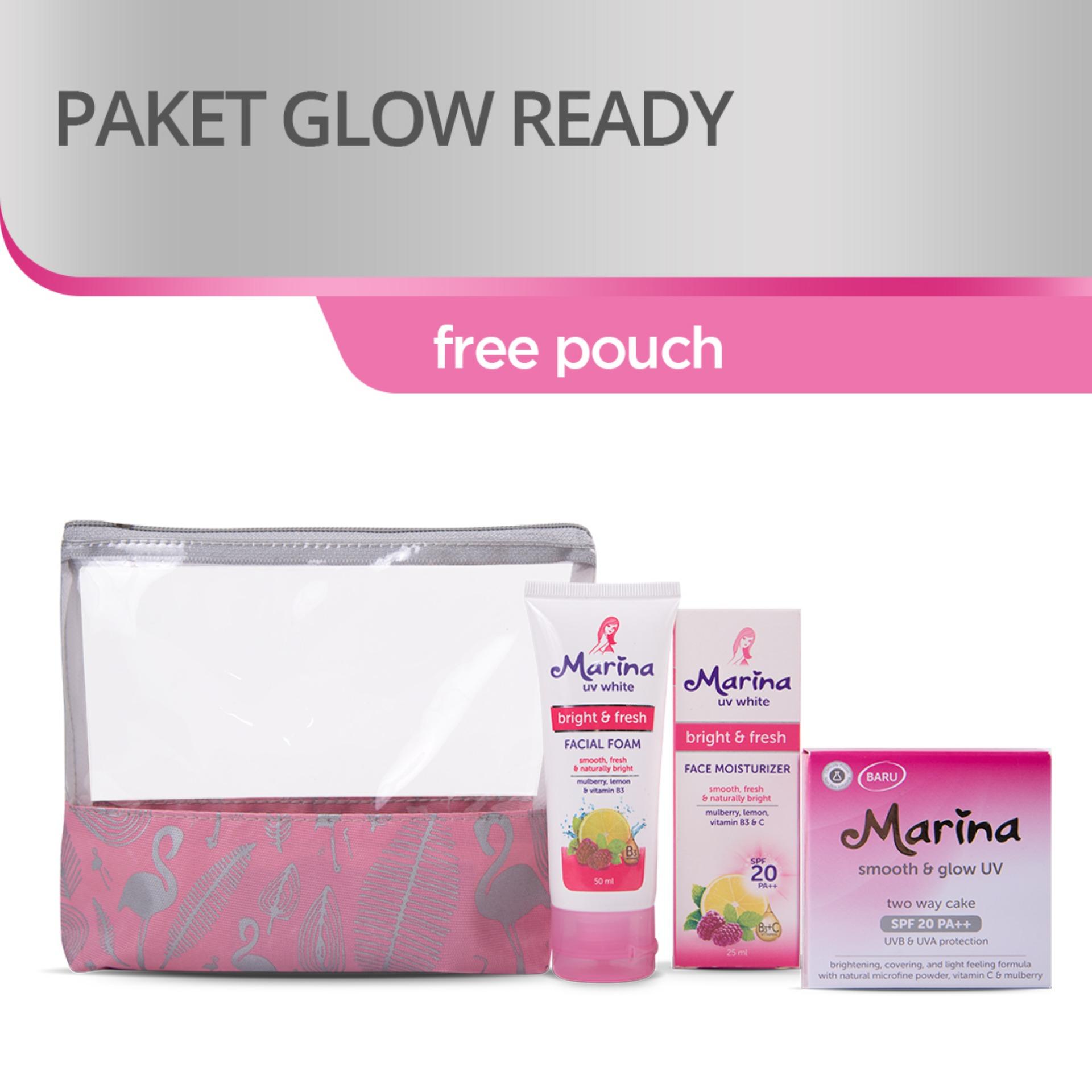 Marina Glow Ready Kit Paket Perawatan Wajah Ivory