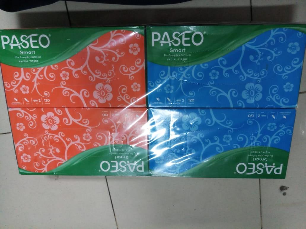 PAKET HEMAT !!! 6 Pcs PASEO BOX Original Tisu Tissue Smart 120 sheets 2 ply ( ISI 6 PCS )