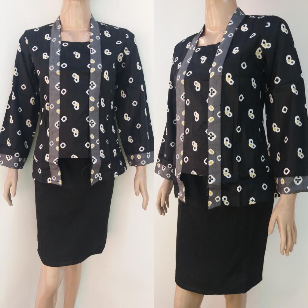 Blouse / Blouse Batik / Kebaya Kartini / Blouse Kutubaru Jumputan / Blouse Kebaya Jumputan / Blouse Murah / Baju Kartini