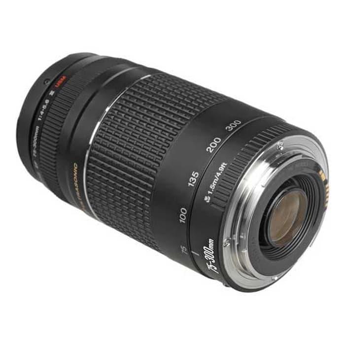 PALING DICARI CANON 75-300MM F4.5-5.6 III - LENSA FOR EOS 1300D,EOS 750D,EOS 80D DLL