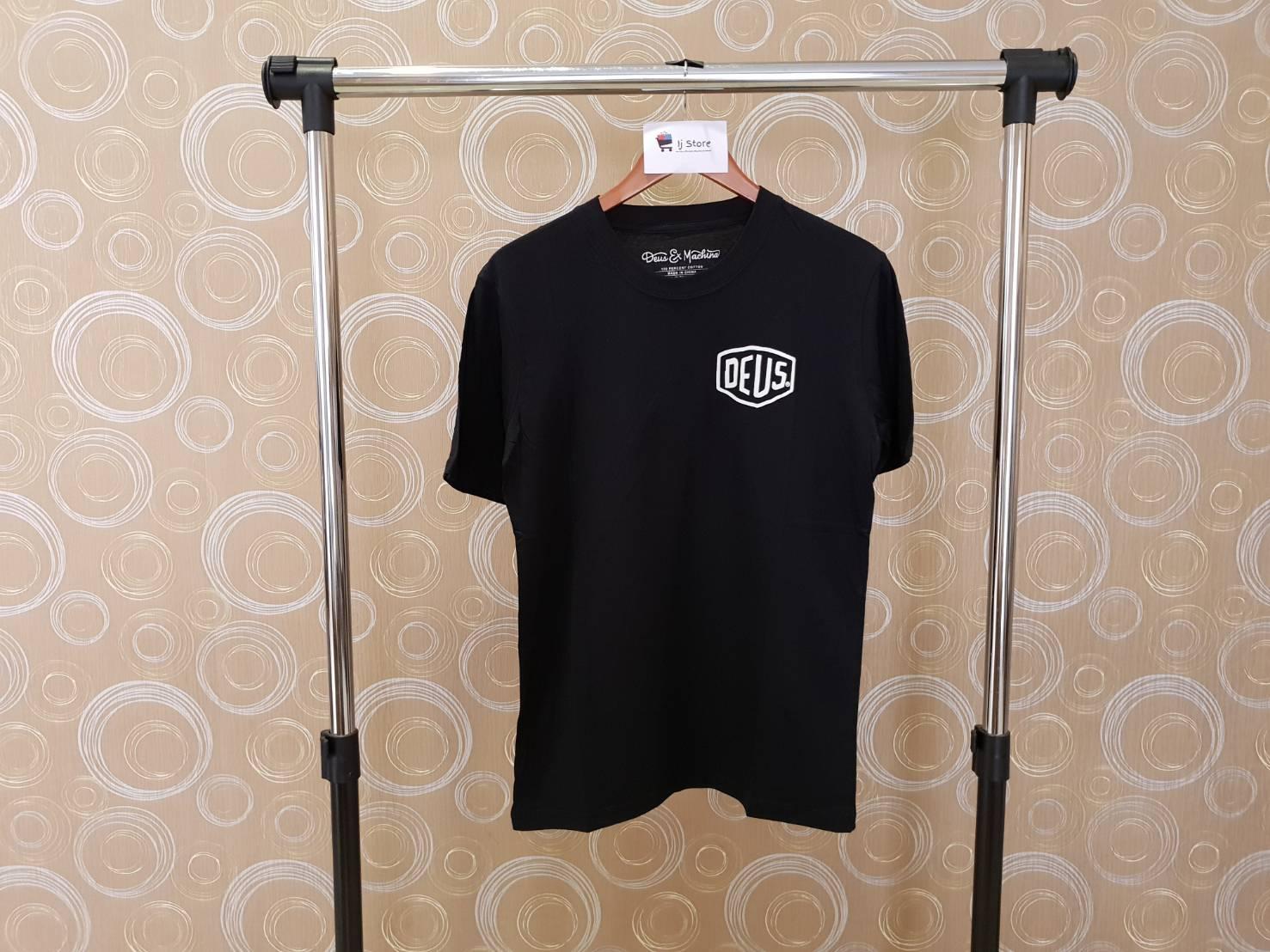 Kaos deus ex machina venice import distro high quality hitam unisex