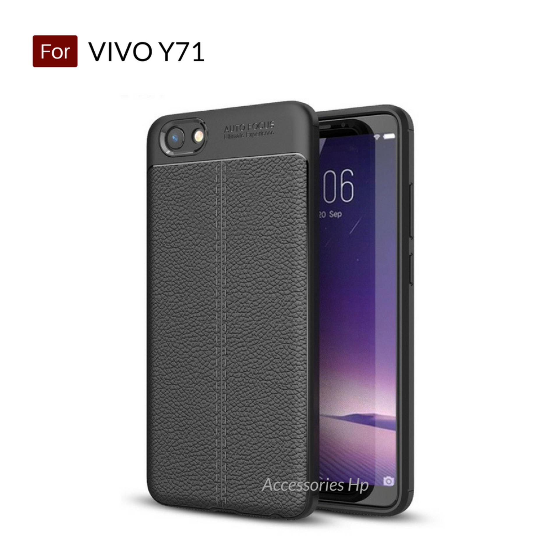 Accessories Hp Premium Ultimate Shockproof Leather Case For Vivo Y71 - Black
