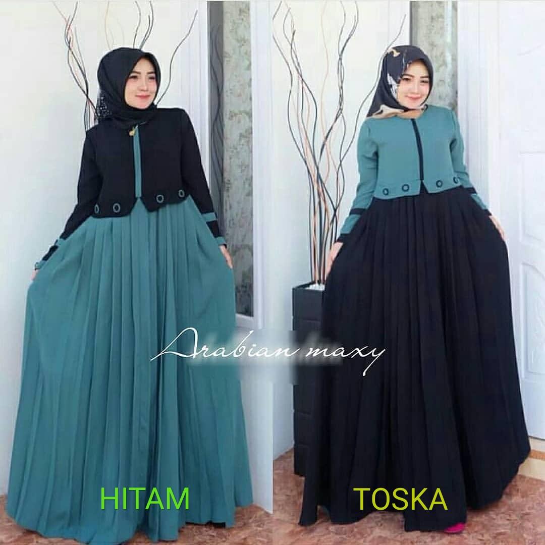 TOF GAMIS TERLARIS MURAH Gamis Wanita TERBARU Gamis Syari Dress Wanita Muslim Murah ARABIAN MAXI