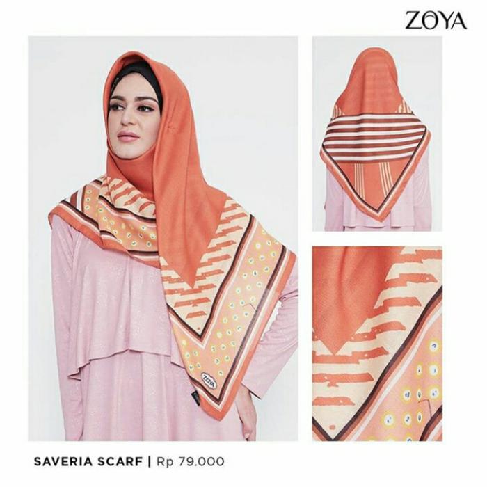 Hijab Kerudung Segi Empat PALU Scarf MEZORA Original / hijab instan / hijab segi empat /
