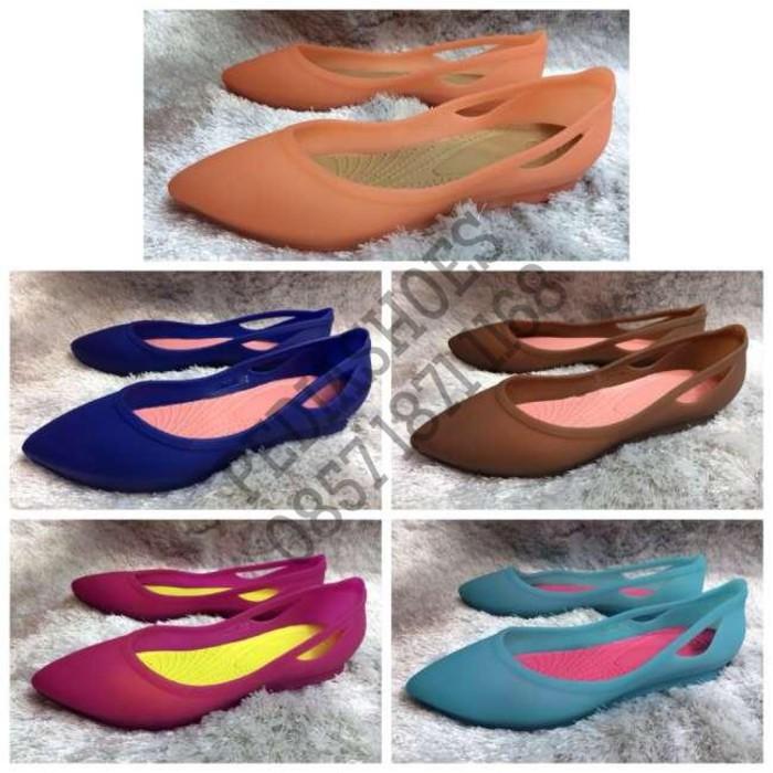 Promo (GARANSI TERMURAH) Sepatu Wanita Crocs Rio Flat Original Gratis Ongkir