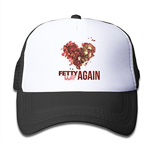 Kid's Hats Fetty Wap Again LYRICS Hip-Hop Baseball Hats Small Kids Cap