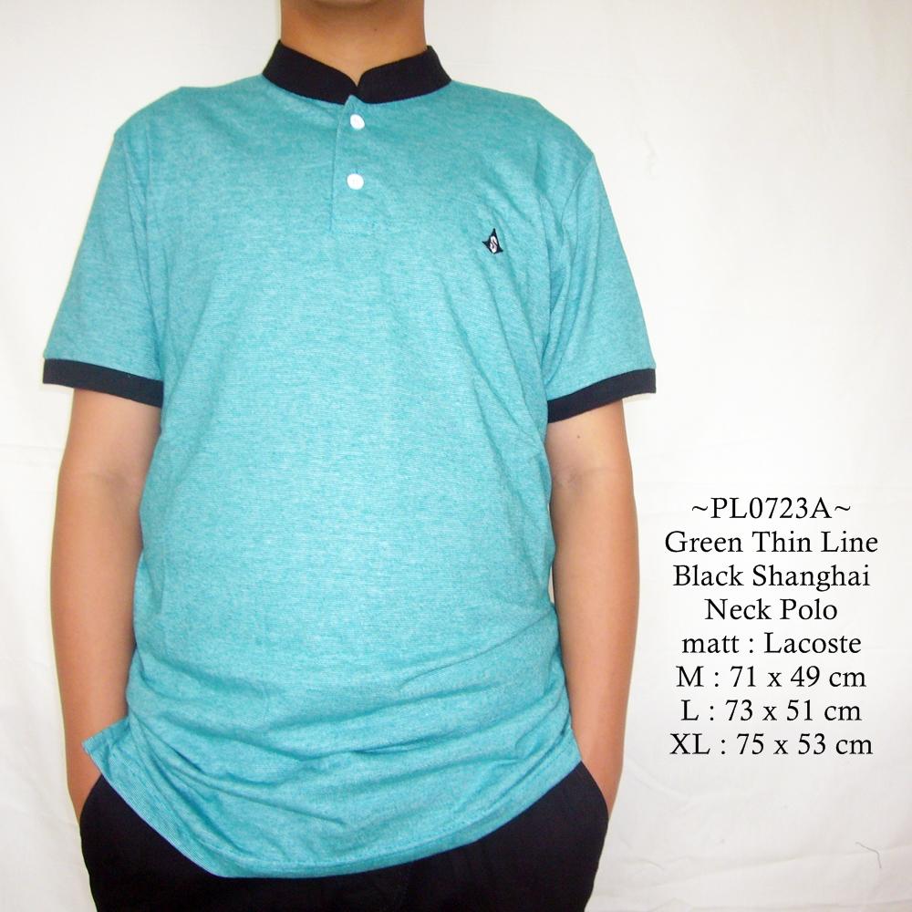Baju Polo Cowo I Kaos Polo Distro Warna Polos Shanghai Neck - 723a