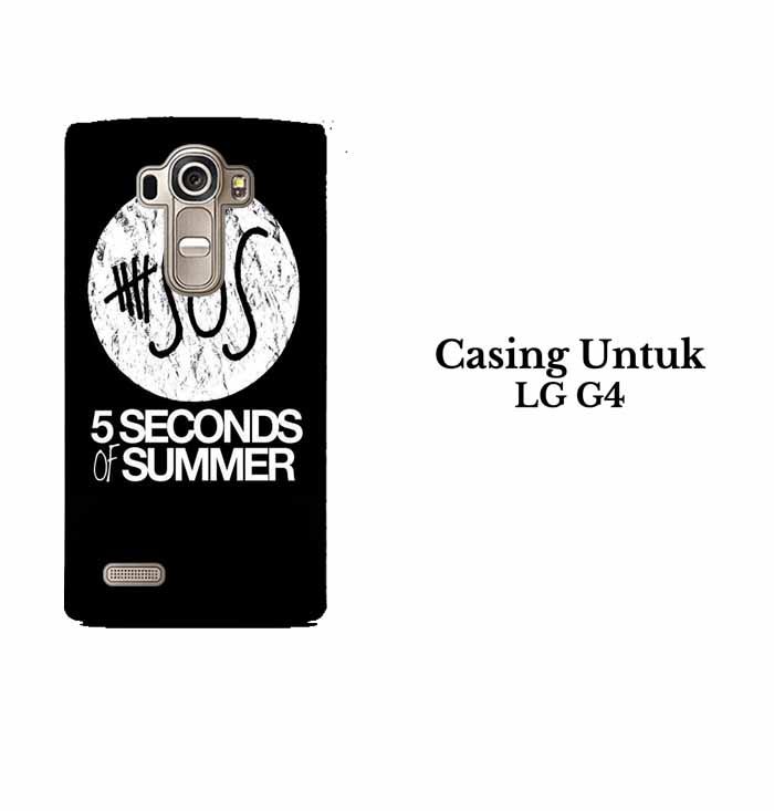 Casing LG G4 5 Second Of Summer Log Hardcase Custom Case Se7enstores