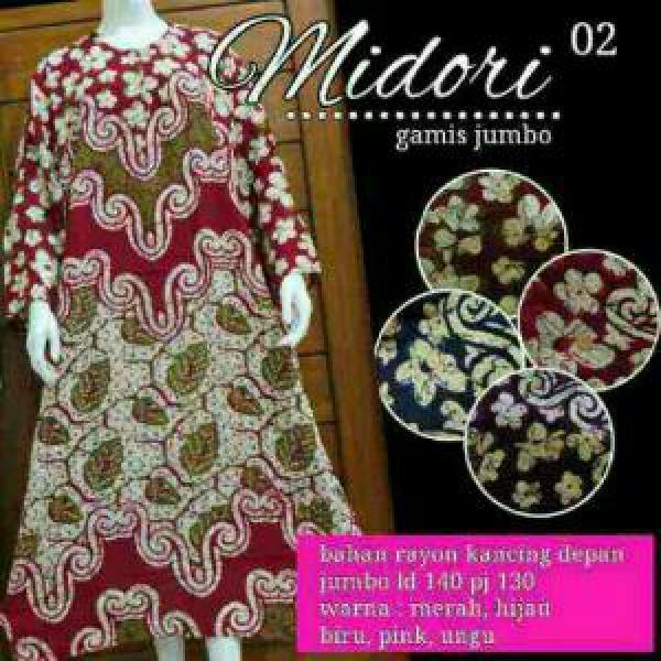 Daster Longdress Jumbo Midori Baju Tidur Baju Hamil Baju Tidur Gamis Baju Muslim Midi Dress