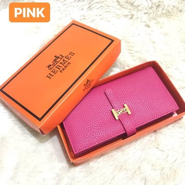 Promo New Arrival Dompet Wanita Fashion H Hermes Wallet Best Seller Harga Murah Diskon Sale Obral Keren Kece Gaya Modis Kekinian Bagus Cantik