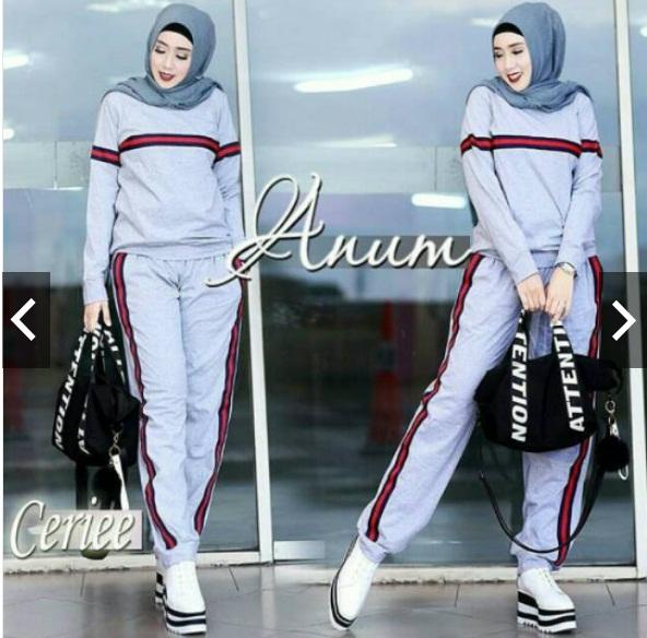 Anum / anum set / baju olah raga muslimah / baju santai