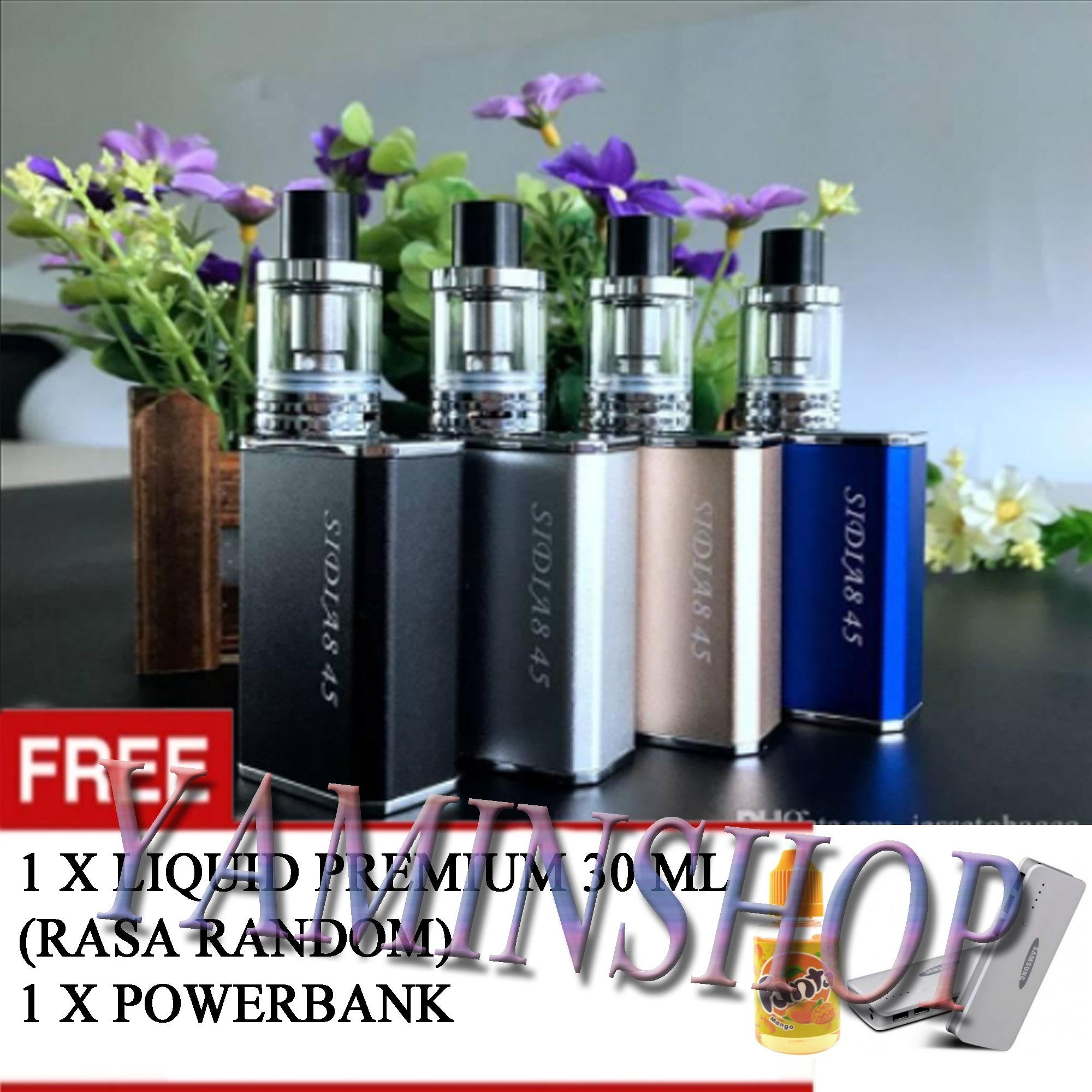 SIDIA8 45 Styled - Rokok elektrik/vape/vapor - Free 1 Pc Premium Liquid 30 ml (SIAP PAKAI) - Free 1 pc Powebank 10.000 mAh - VAPE YANG SEDANG LARIS DAN BOOMING DI CHINA