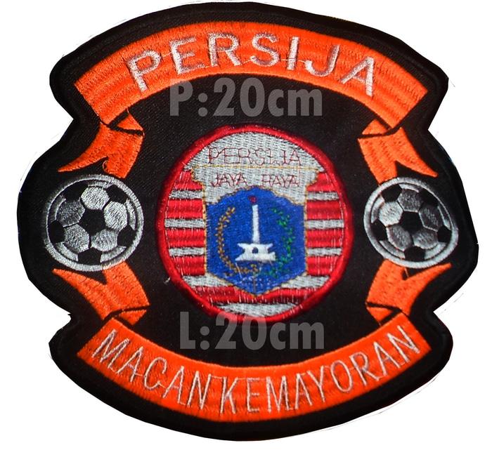 Hemat 10%!! Emblem Bordir Persija Jakarta Bola Besar - ready stock