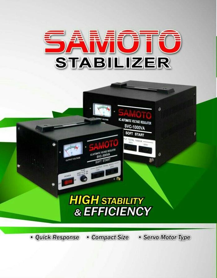 Referensi Stabilizer SAMOTO 500VA speaker aktif / speaker laptop / speaker super bass