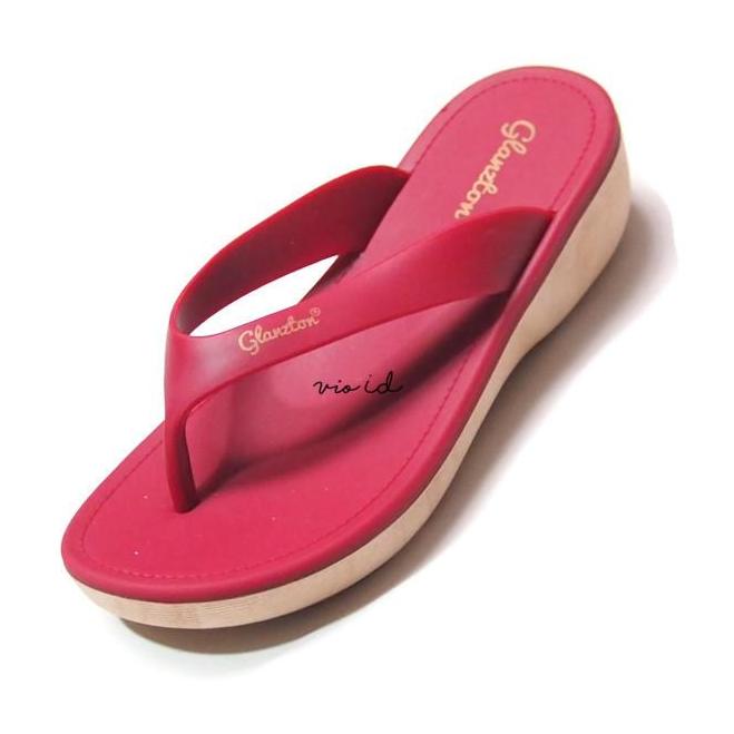 Glanztone - Sandal Jepit Cewek Sendal Karet Wanita Import Warna Dikirim Acak JLT-L1830
