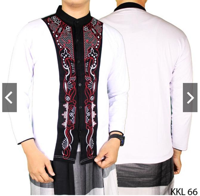 MoslemWear KemejaBatik Pria - Kemeja Pesta Pria - Baju Kondangan Pria - Baju Koko - Baju Muslim Pria - Gamis Pria - Baju Lebaran Pria - Fashion Muslim Pria Lengan Panjang - Bingkisan Lebaran - ihbajukokogfp