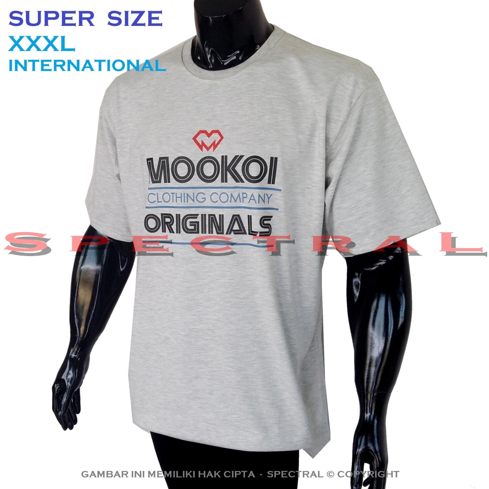 Spectral – SUPER BIG SIZE XXXL INTERNATIONAL Bapak Orang Tua Gemuk 100% Soft Cotton Combed Kaos Distro Jumbo BIGSIZE T-Shirt Fashion Ukuran Besar Polos Celana Atasan Pria Wanita Katun Gendut Lengan Simple Sport Casual 3L 3XL Baju Cowo Cewe Pakaian Terbaru