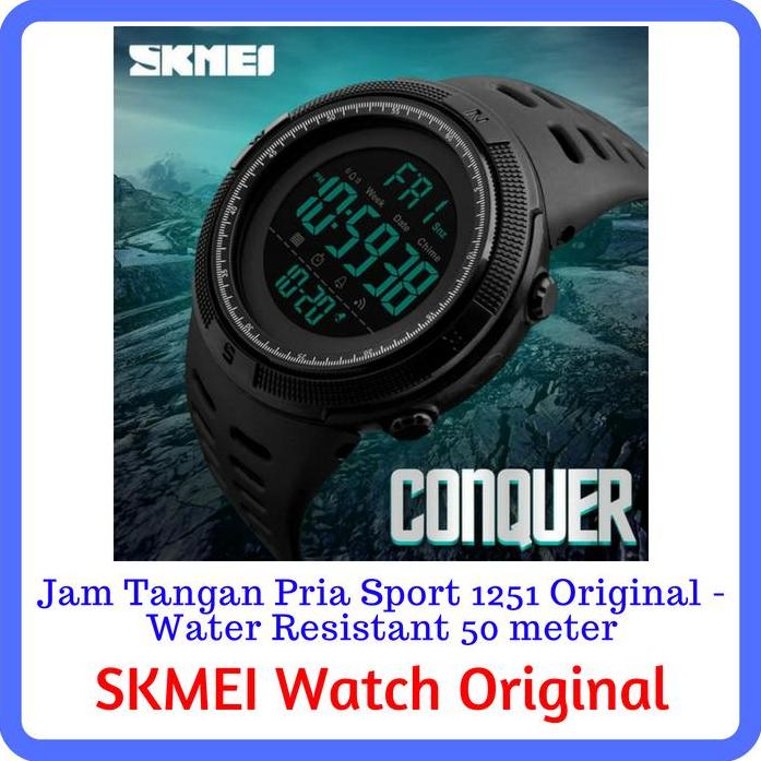 Jam Tangan Pria Sport 1251 Original - Anti Air 50 meter - Suunto Eiger