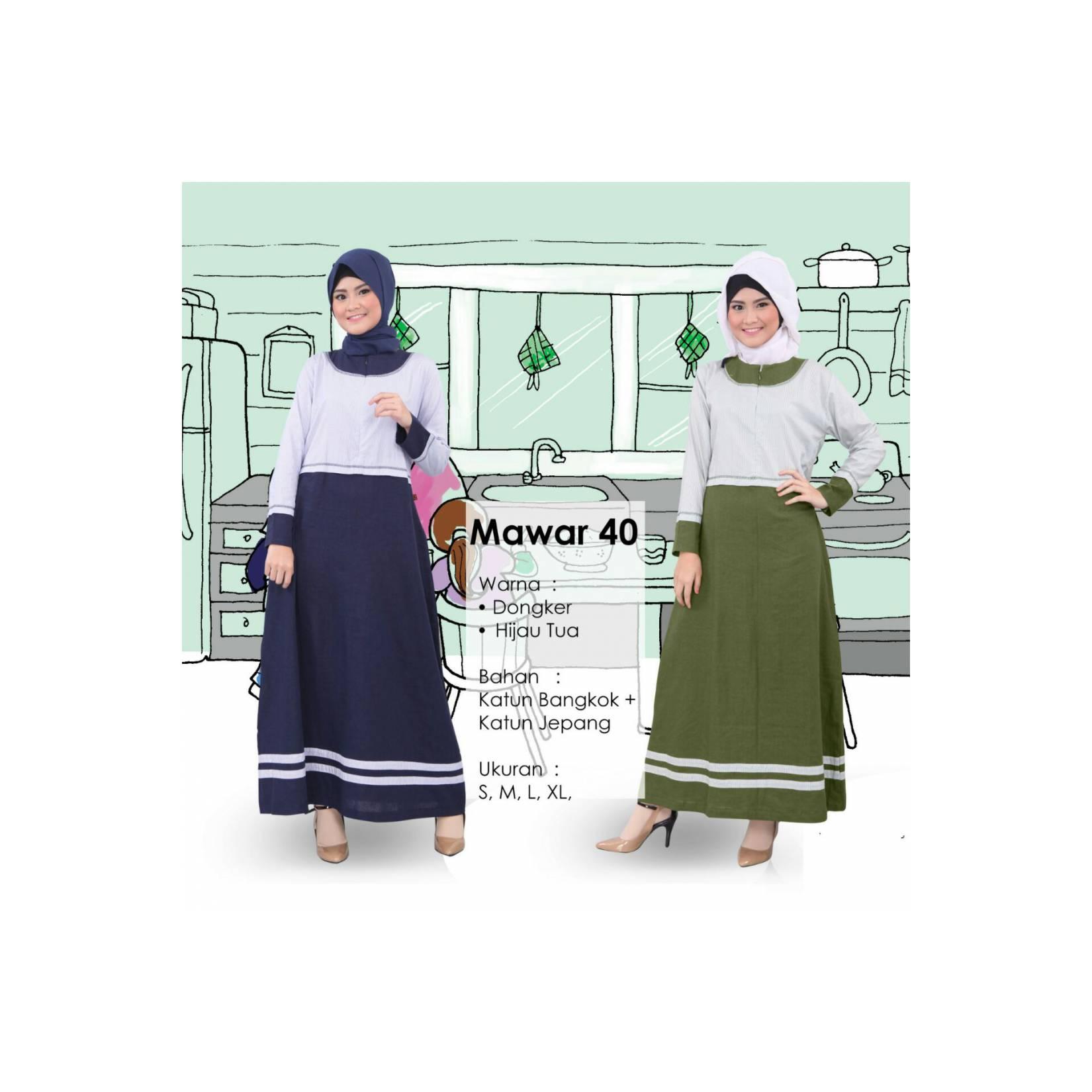 Gamis Qirani Fresh Diskon Mawar-40