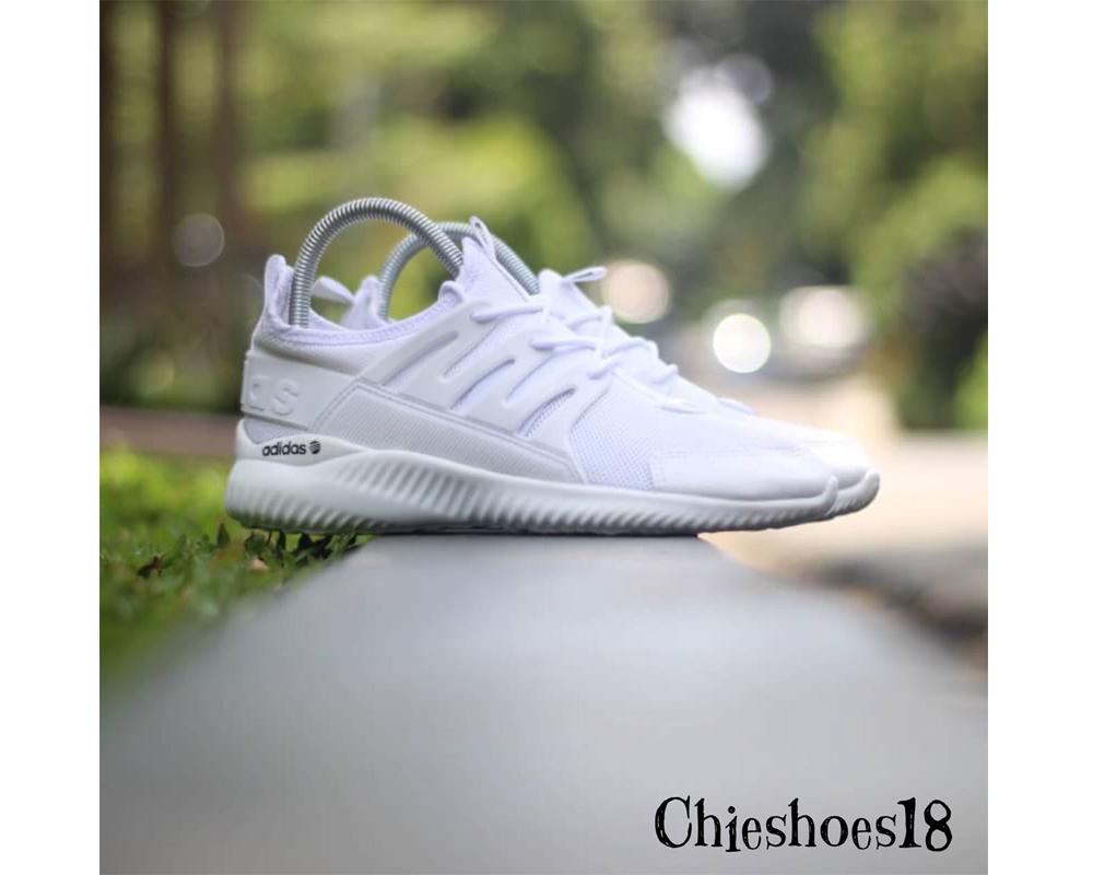Sepatu Sneakers Adidas Alphabounce Tubular Warna Putih Polos