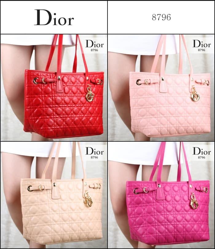 Hot Item!! Promo Tas Dior Panarea Shopping Lambskin Ssemi Ori 8796 - ready stock