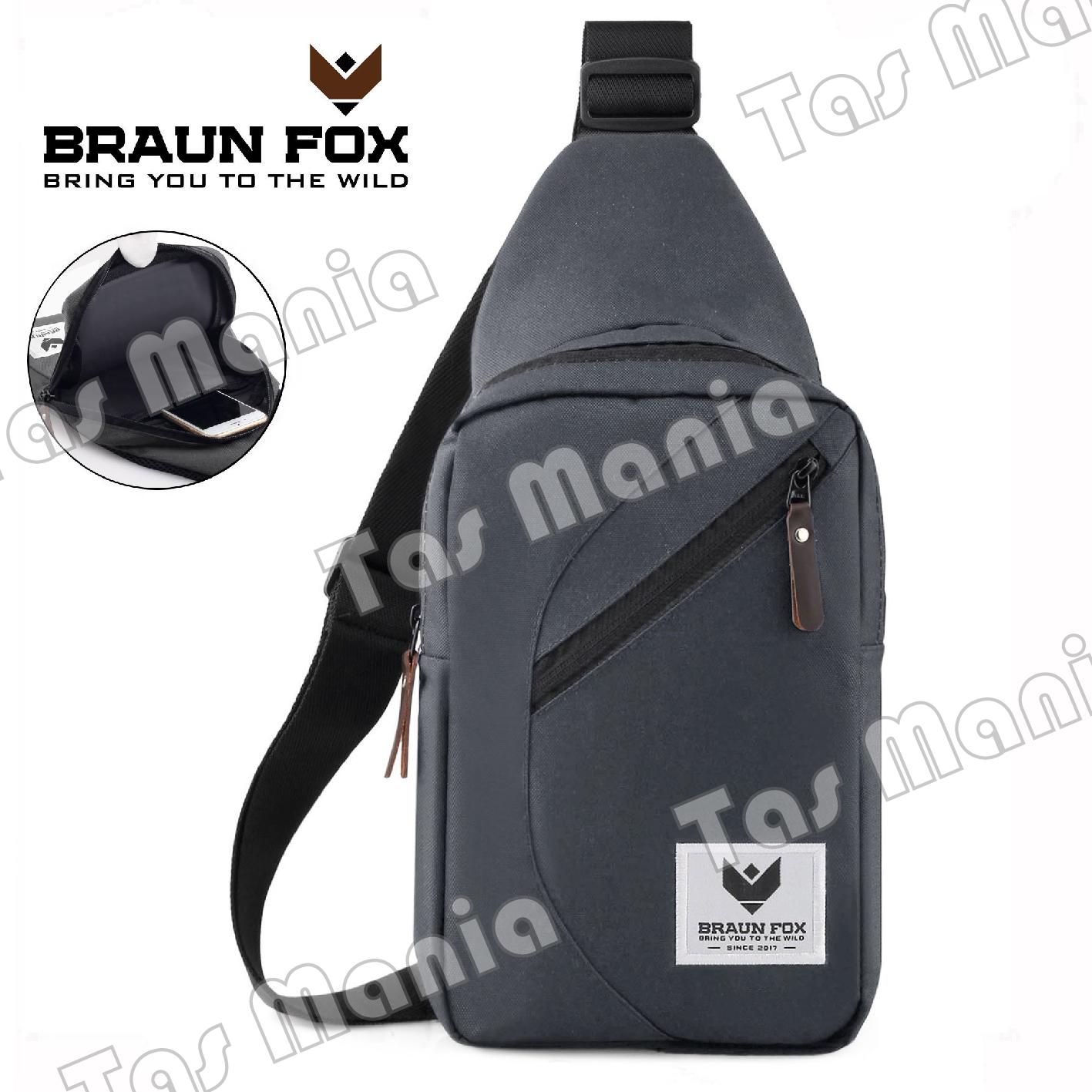 Tas Selempang Braun Fox - InCase Slingbag - Tas Sandang Pria Tas Messenger Tas Slempang Crossbody Man Tas Fashion Pria