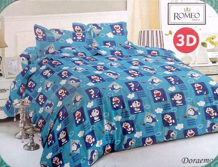 PROMO PALING MURAH Bedcover Romeo ukuran 180 x 200 / King / No.1 - Doraemon TERLARIS