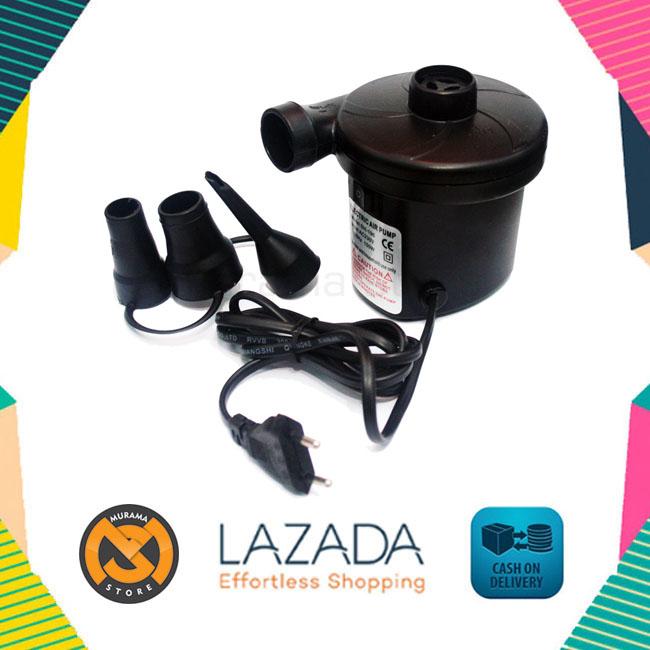 Pompa Angin Elektrik 2 IN 1 Ac Air Pump Vacuum And Blow Untuk Kasur Sofa Angin Kolam