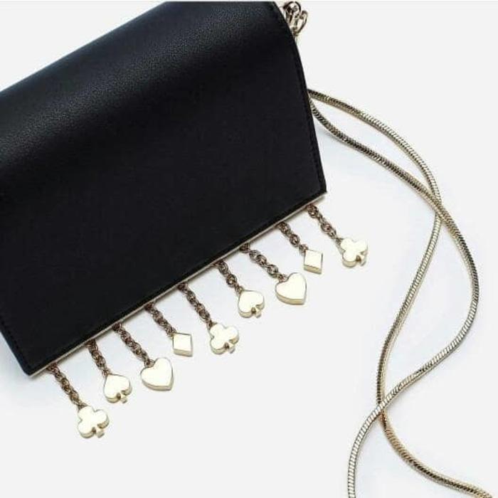 BEST SELLER!!! Tas Charles and Keith Embellished Sling Bag Original - fd2f9H