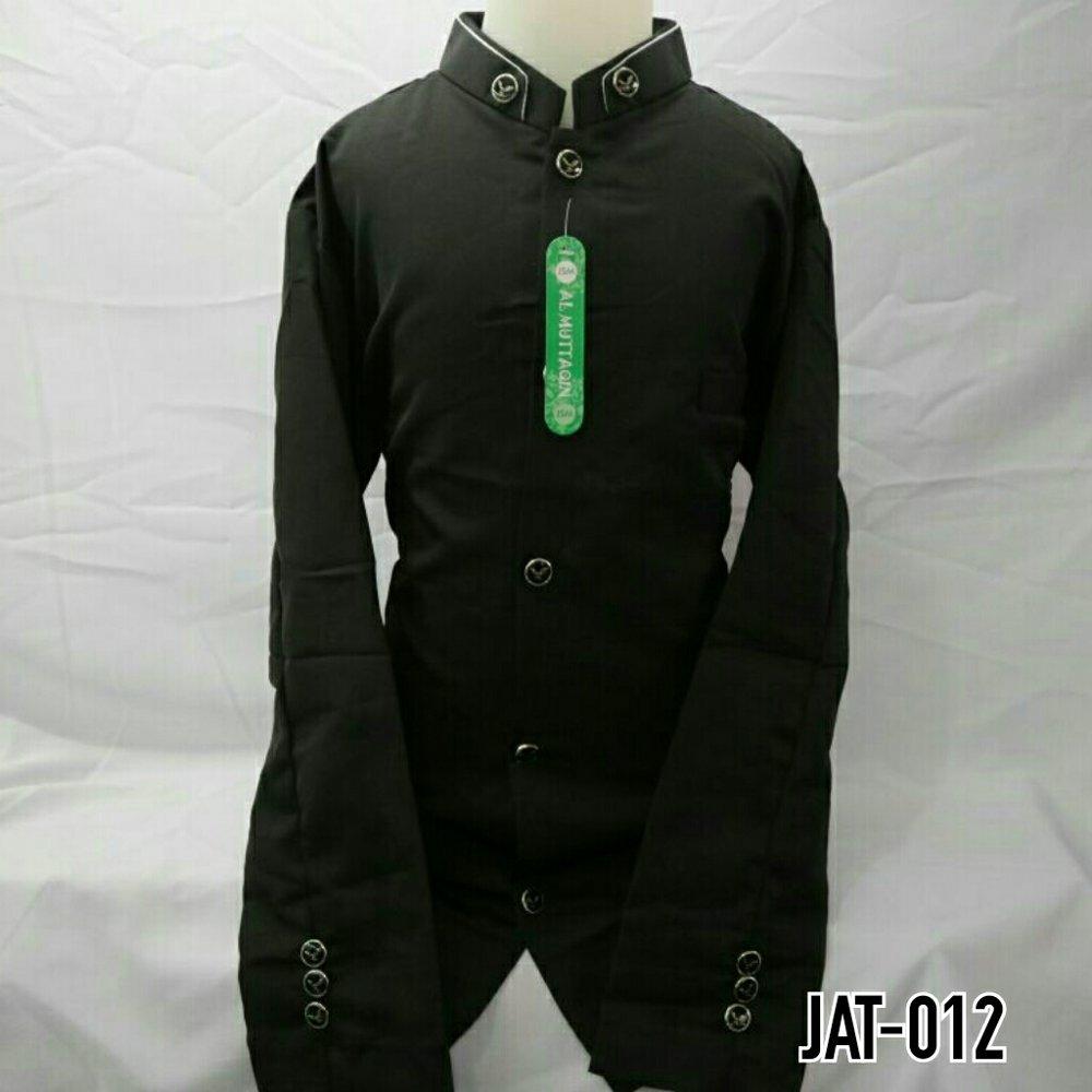 Baju Muslim Anak Kemeja Koko Gamis Muslim Jasko Jas Koko Anak Hitam Polos SD Dan SMP Baju Koko Lengan Panjang Al Muttaqin JAT 012 di lapak Al Muttaqin Collection produsenbajukoko
