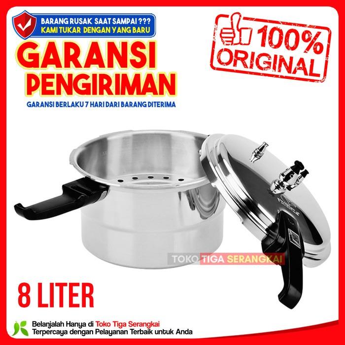 Vicenza Pressure Cooker 8 Liter - Panci Presto