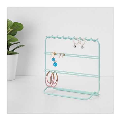 BEST SELLER IKEA DOSOR Stand gantungan anting warna biru HARGA TERMURAH
