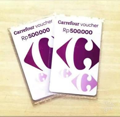 Hot Item!! Voucher Carefour 500Rb - ready stock