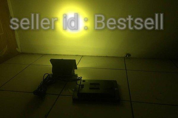 Lampu Taman Tancap Sorot KUNING warm white 40 Led Solar Power Tenaga Surya Matahari untuk taman halaman pekarangan kolam renang kolam air plang nama