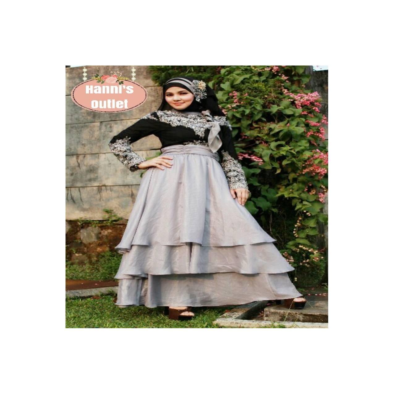 Dress Cantik Gamis Elegan Elena Ultima Untuk Pesta/Lebaran PROMO
