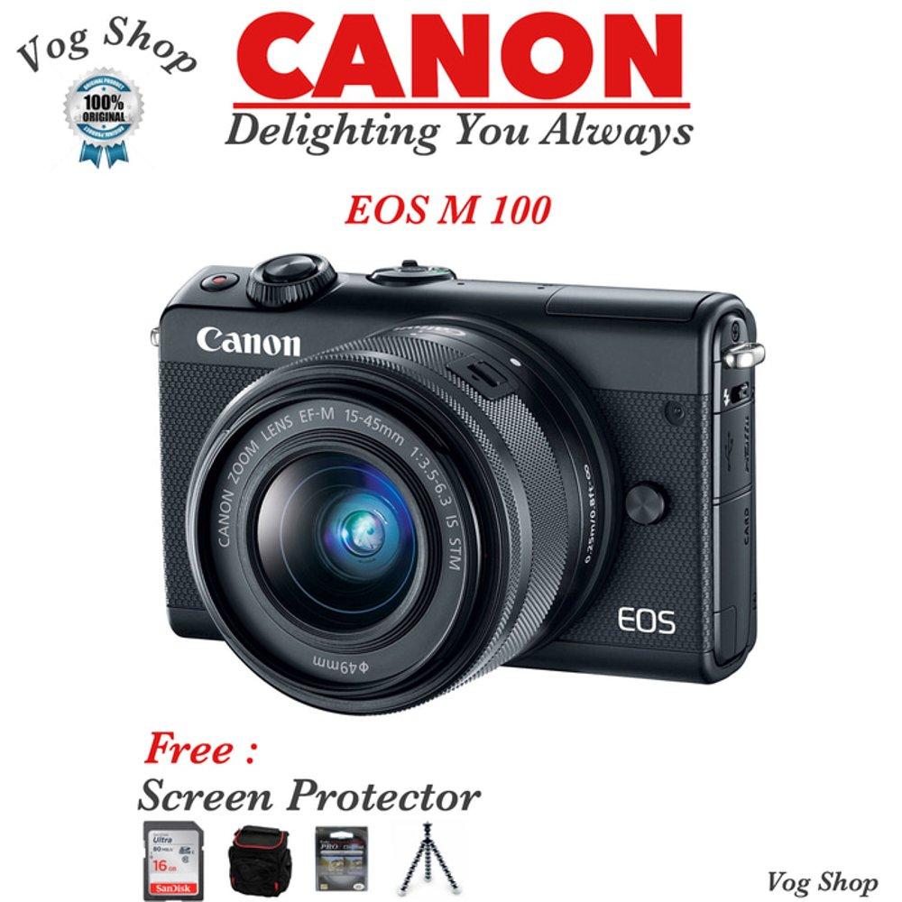 Kamera Canon Mirrorless EOS M100 KIT 15-45 IS STM - EOS M100 KIT1