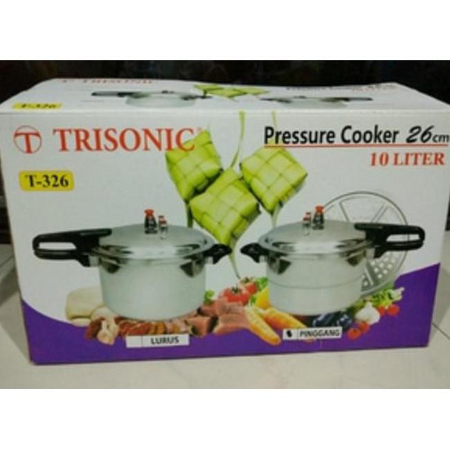 Promo !! Panci Presto Pressure Cooke 10Liter Trisonik T-326 / Pressure Cooke - Stok Terbatas !!