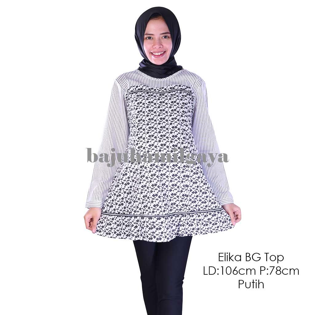 Baju Hamil Gaya - Atasan Hamil - ELIKA BG TOP WHITE - Atasan Menyusui / Baju Wanita Hamil / Baju Ibu Hamil Murah / Baju Hamil Murah / Baju Hamil Harga Murah / Baju Hamil Pesta / Baju Hamil Santai / Baju Hamil Kerja / Baju Kerja Hamil / Fashion / Wanita
