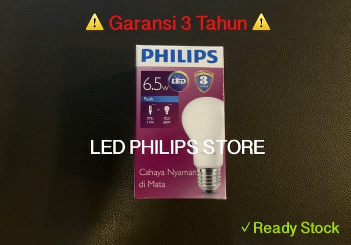 Promo Lampu Bohlam LED Philips 7 Watt Putih/Cool Day Light (7W 7 W 7Watt) original