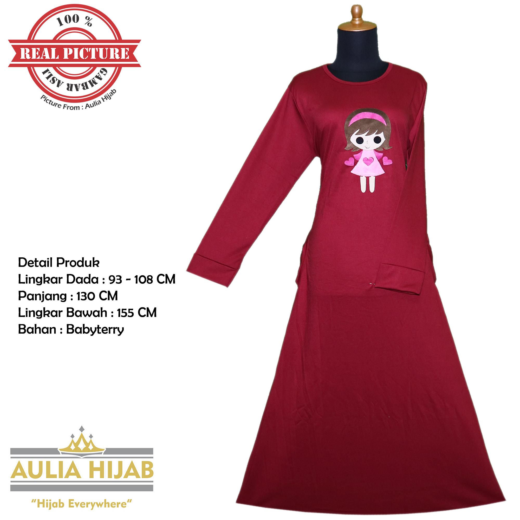 Aulia Hijab - Gamis Sweet Dress Bahan Babyterry/Gamis Waffle/Gamis Busui/Gamis Beludru/Gamis Best Seller/Gamis Terbaru/Gamis Babyterry/Gamis Kondangan/Gamis Santai/Gamis Murah/Gamis Busui/Gamis Cantik/Gamis Polos/Gamis Pesta/Gamis Real Picture