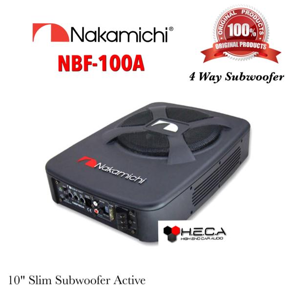 Subwoofer Aktif Active NBF100A Nakamichi NBF-100A Sub Kolong Underseat
