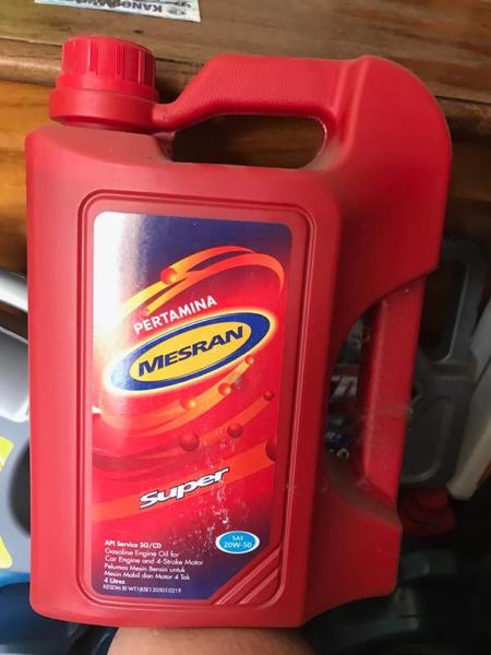 OLI PERTAMINA MESRAN SUPER SAE 20W-50 4 LITER ORI / AKSESORIS MOBIL DAN MOTOR / MOBIL / VARIASI MOBIL / BERKUALITAS / VARIASI MOTOR / OTO-A3418