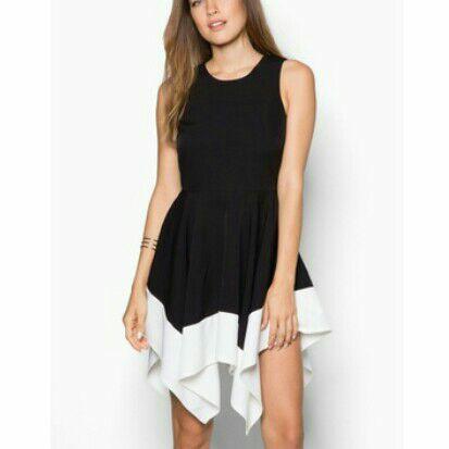 Dress Hitam Putih Zalora XS