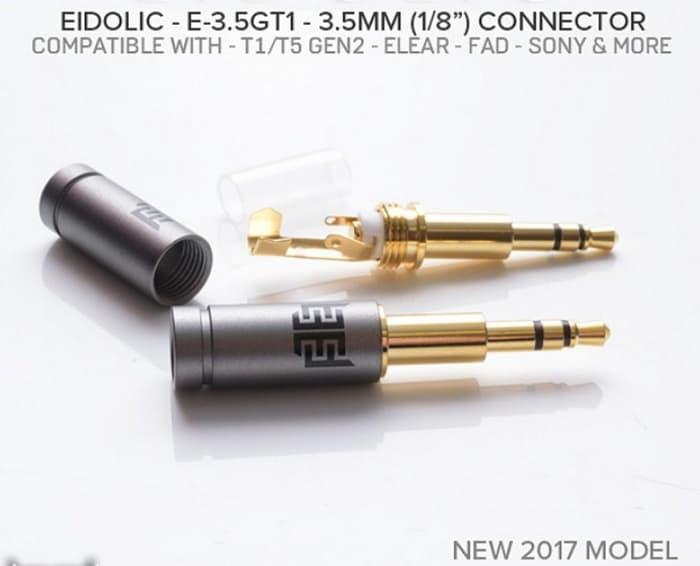Harga Diskon!! Eidolic E3.5Gt1 Mini 3.5Mm Trs Gold Beyerdynamic T1 Beyer T5 Connector - ready stock
