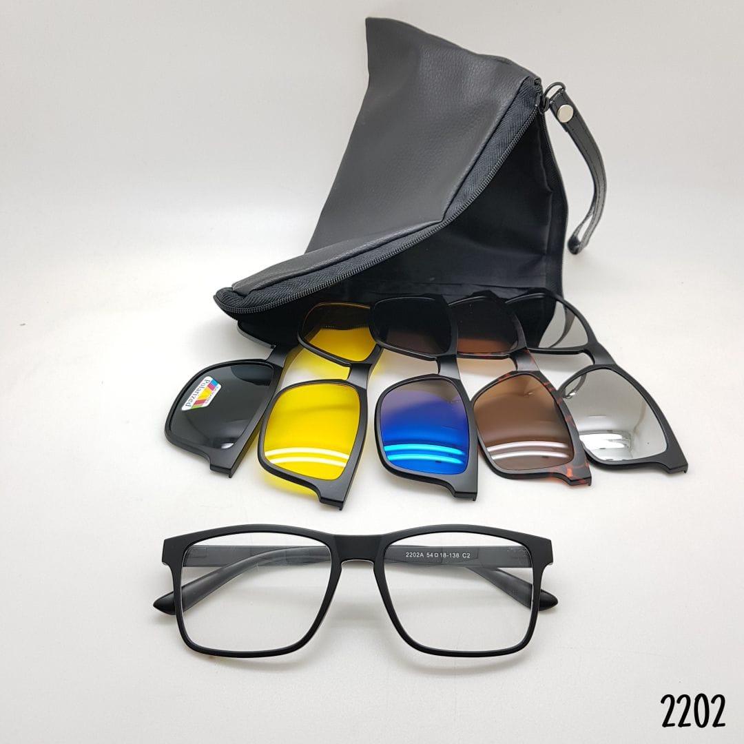 Kacamata Rayban Clip On 5 lensa 2202
