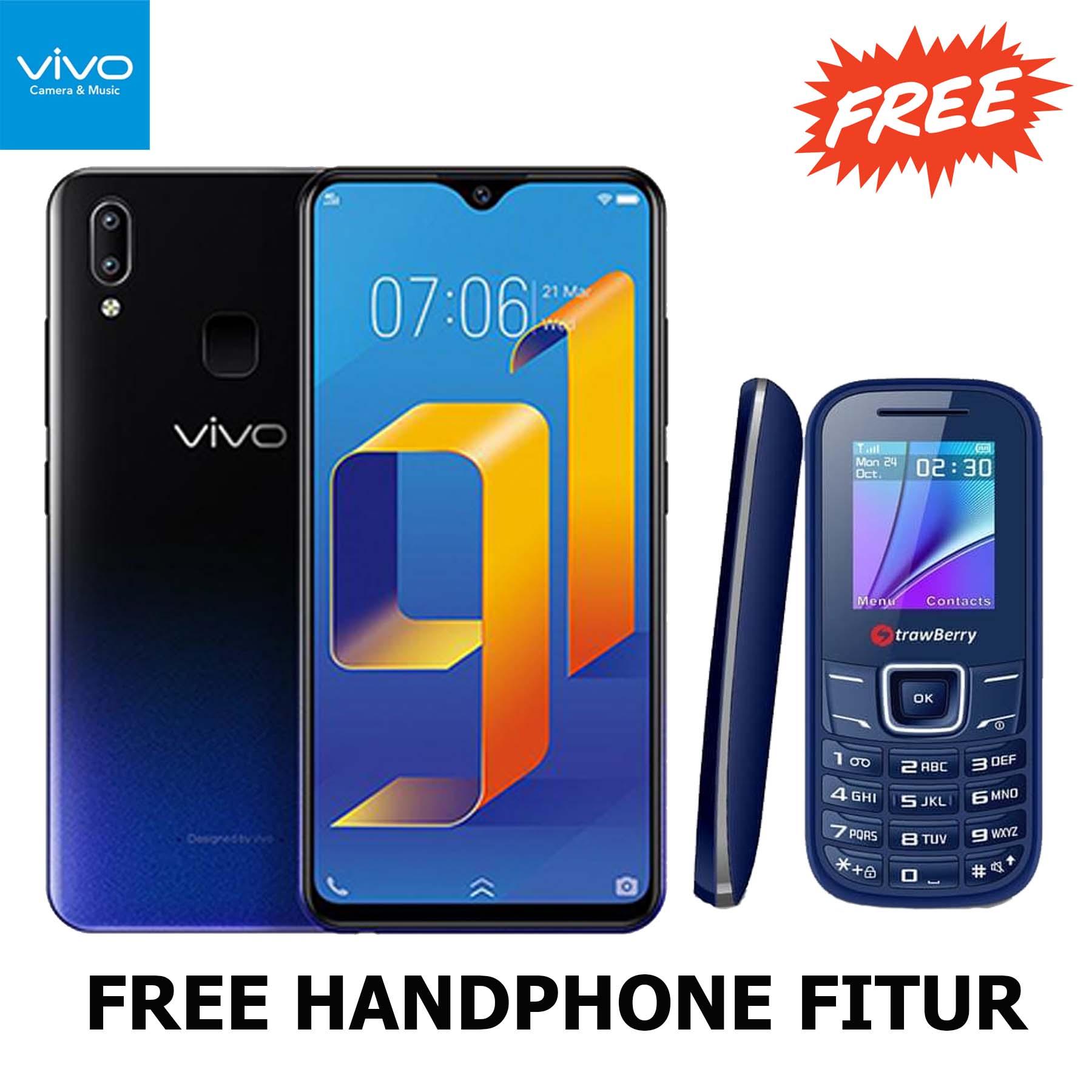 Vivo Y91 - 2/16GB - Ultra Allscreen - Fingerprint - 4030mAh - Free Paket Handphone