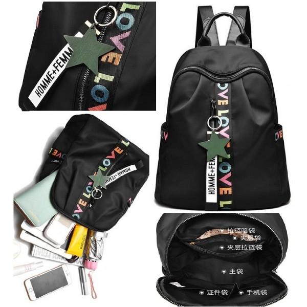 TAS RANSEL SIMPLE KOREA STYLE NEW ARRIVAL+BEST SELLER QQ810973-BAG RANSEL TAS IMPORT BATAM COLLECTION MURAH (KETERANGAN : ASLI RESLERTING WARNA PUTIH)